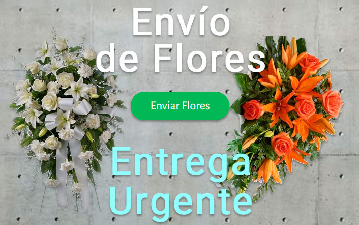 Envío de coronas funerarias urgente a los tanatorios, funerarias o iglesias de Albacete